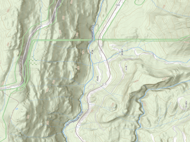 USGS topographic map of Dispersed Camping