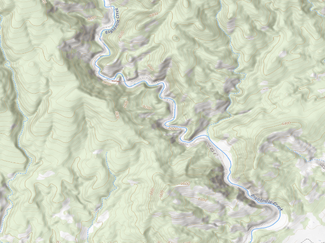 USGS topographic map of Dispersed Campsite