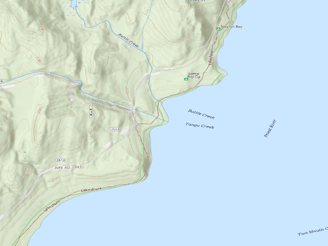 USGS topographic map of Distillery Bay-007