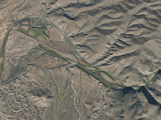 Aerial image of Diversion Dam Dispersed