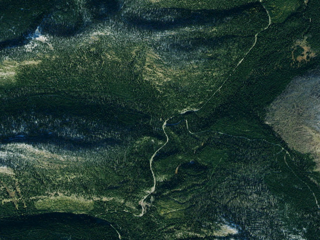 Aerial image of Divide Cree Rd 7105