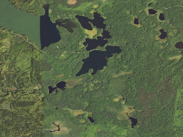 Aerial image of Divide Lake Site #1