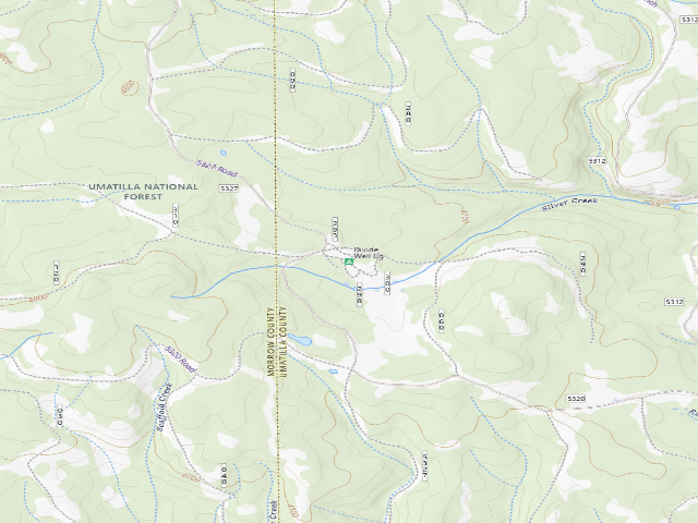 USGS topographic map of Divide Well