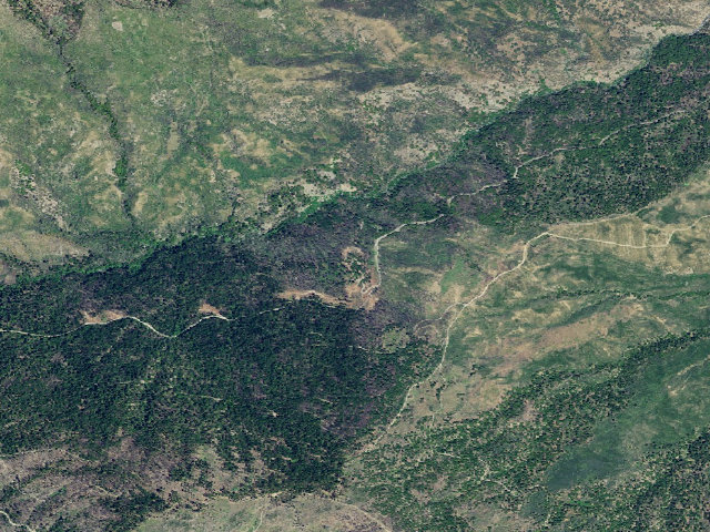 Aerial image of Dixie Glade Campground
