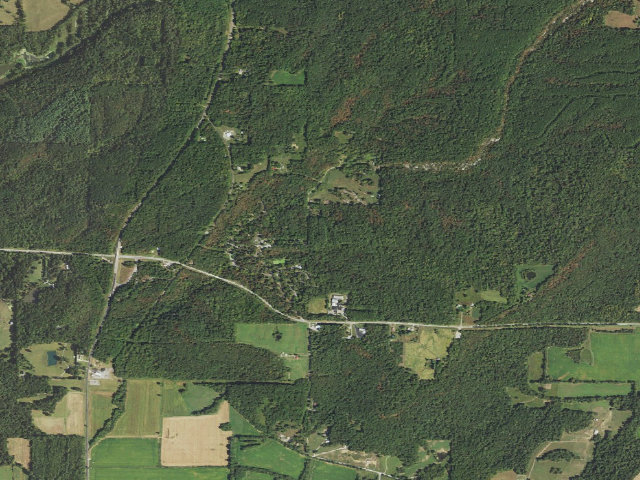 Aerial image of Dixon Springs State Park - Tent Camping Area
