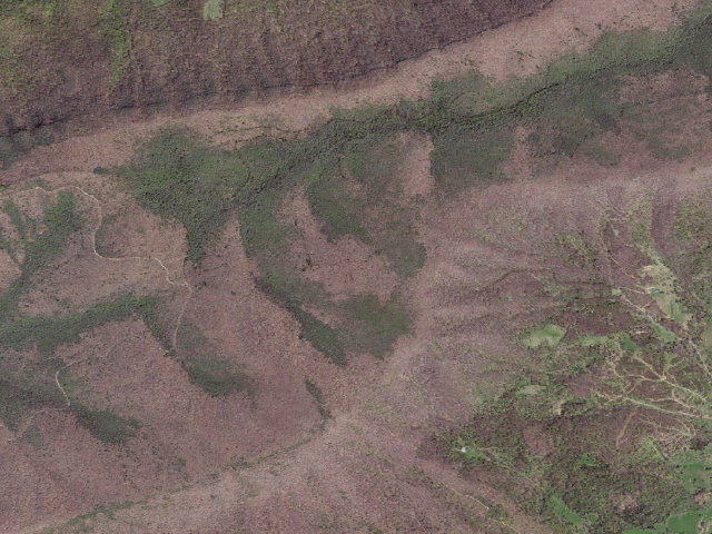 Aerial image of Docs Knob A.T. Shelter