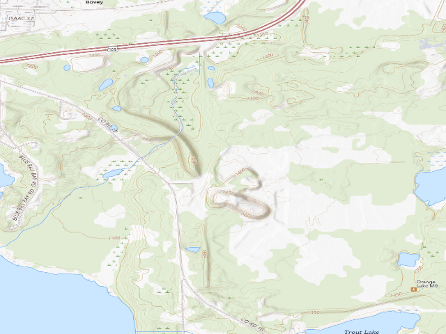 USGS topographic map of Doctor Lake M2