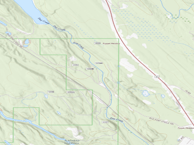 USGS topographic map of Dog Lake 1