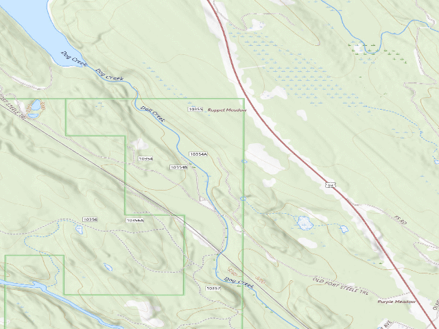 USGS topographic map of Dog Lake 4