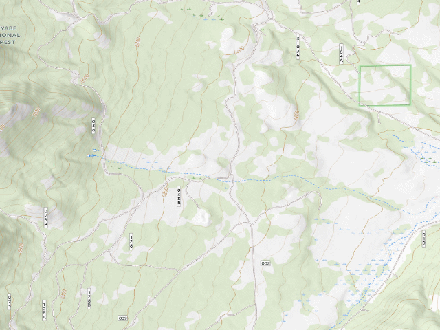 USGS topographic map of Dog Valley Campground