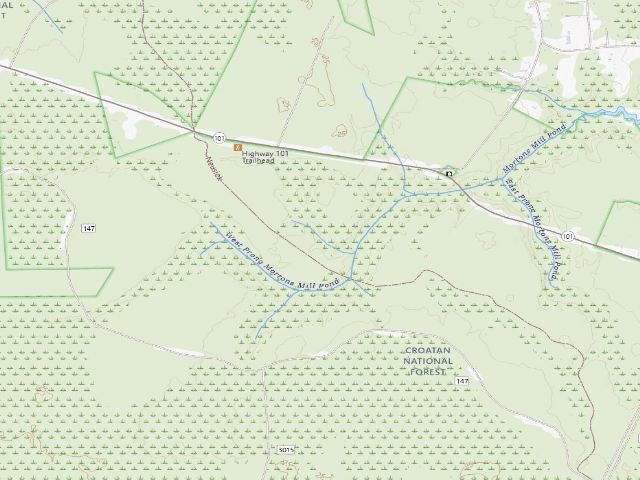 USGS topographic map of Dogwood Shelter