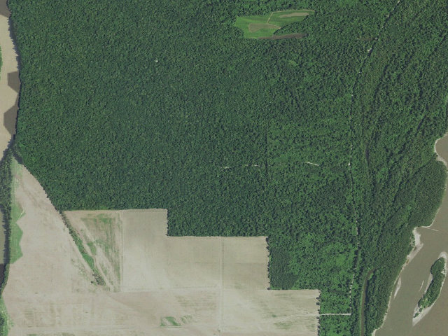 Aerial image of Donaldson Point Conservation Area