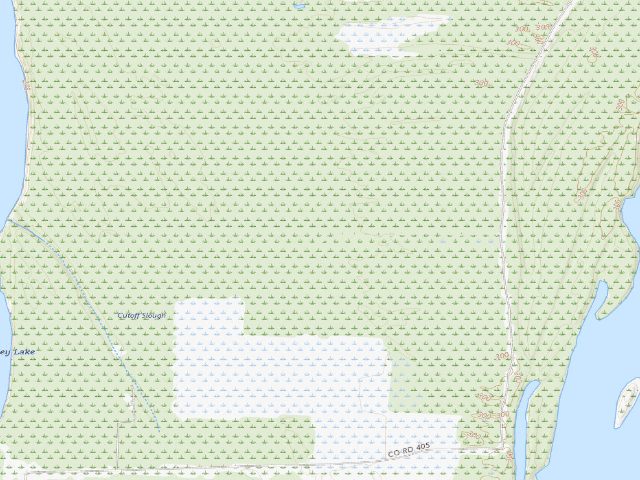 USGS topographic map of Donaldson Point Conservation Area