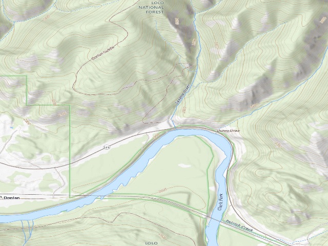 USGS topographic map of Donlan_001