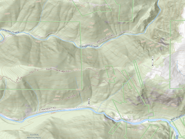 USGS topographic map of Doolittle Trail
