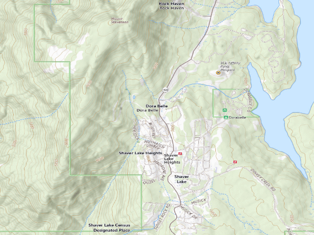 USGS topographic map of Dorabelle