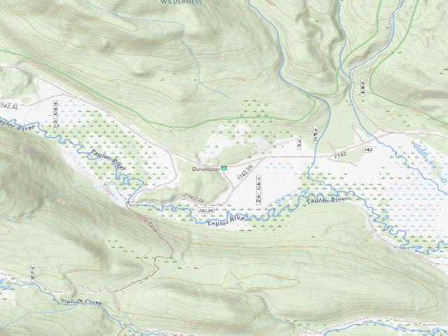 USGS topographic map of Dorchester