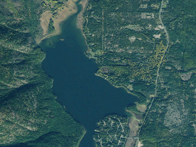 Aerial image of Dorr Skeels Campground