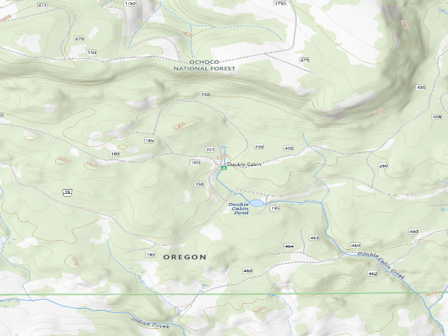USGS topographic map of Double Cabin