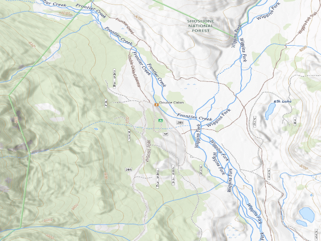USGS topographic map of Double Cabin