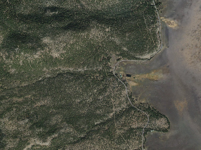 Aerial image of Double Springs Campground