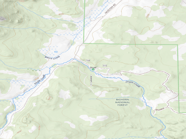 USGS topographic map of Doyle