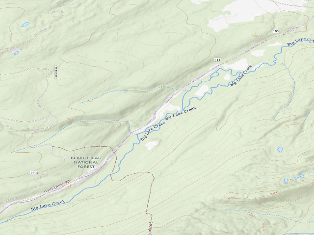 USGS topographic map of Dr Pepper