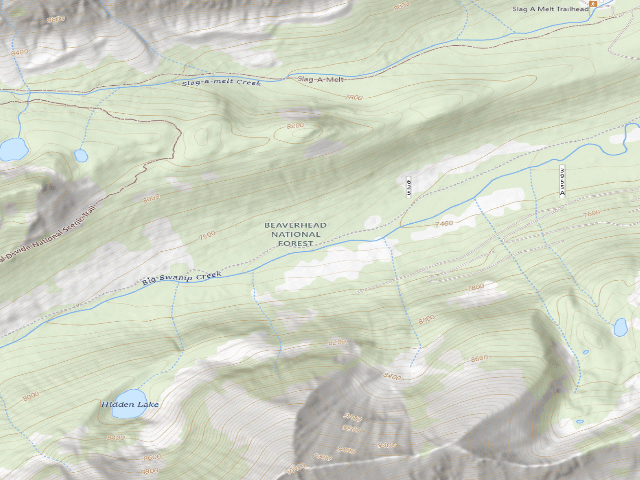 USGS topographic map of Drain