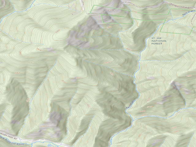 USGS topographic map of Drd-Como550Rd-006