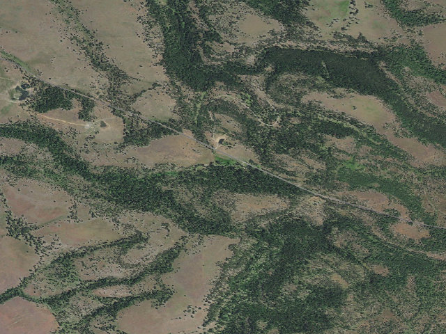 Aerial image of Drift Fence