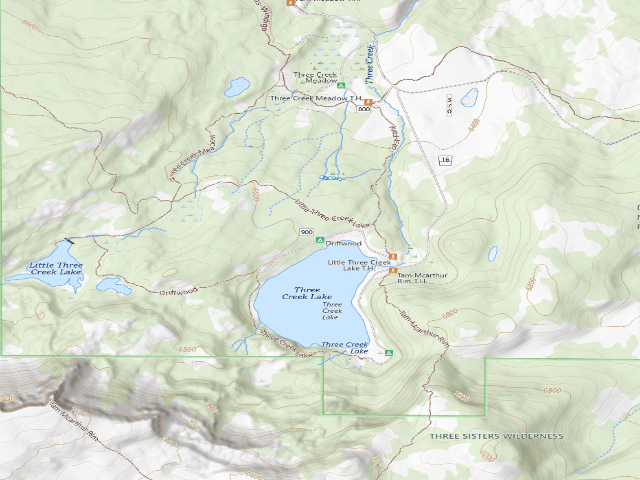 USGS topographic map of Driftwood