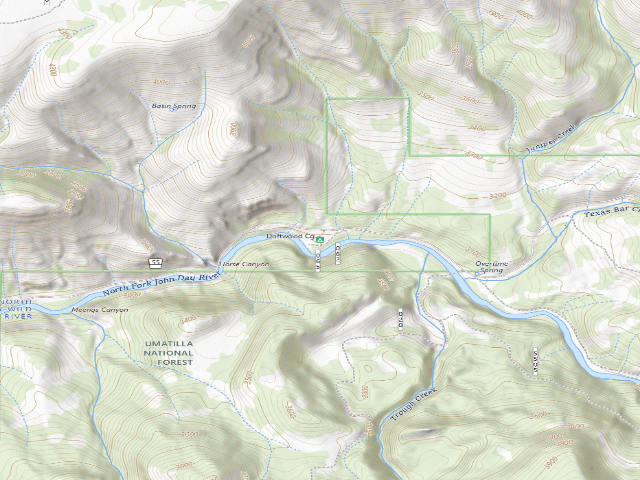 USGS topographic map of Driftwood