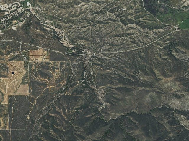 Aerial image of Dripping Springs Campground