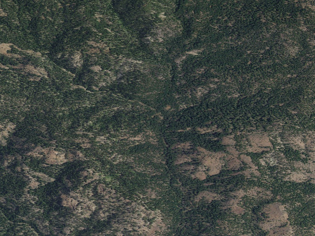 Aerial image of Dry Creek Horse Camp