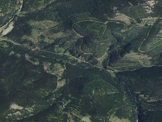 Aerial image of Dry Fork - A12