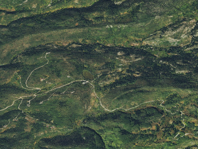 Aerial image of Dry Lake Campground