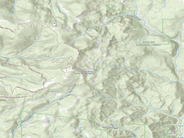 USGS topographic map of Dry Lake Horse Camp