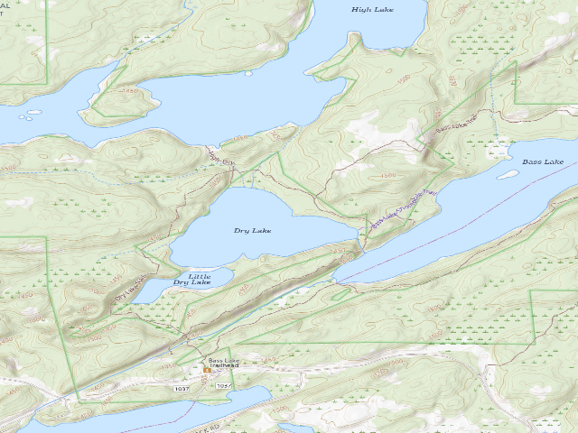 USGS topographic map of Dry Lake Site 1