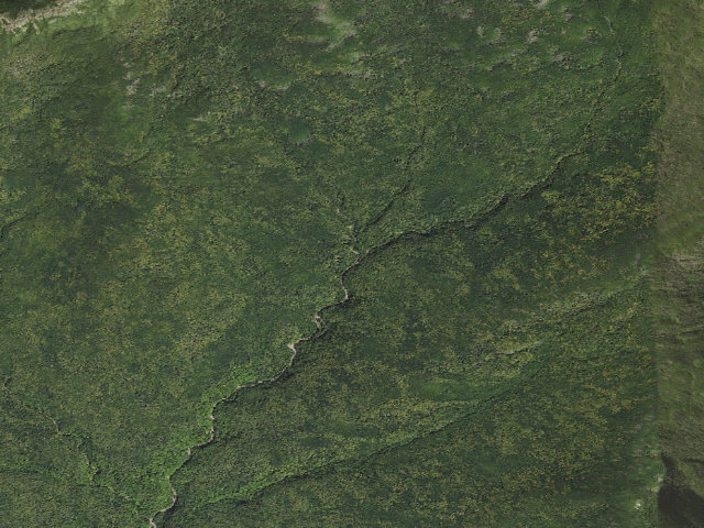 Aerial image of Dry River Shelter # 3