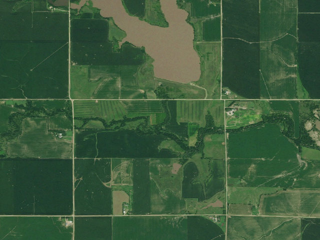 Aerial image of Dry Sandy WMA