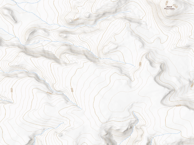 USGS topographic map of Dry Valley Rim