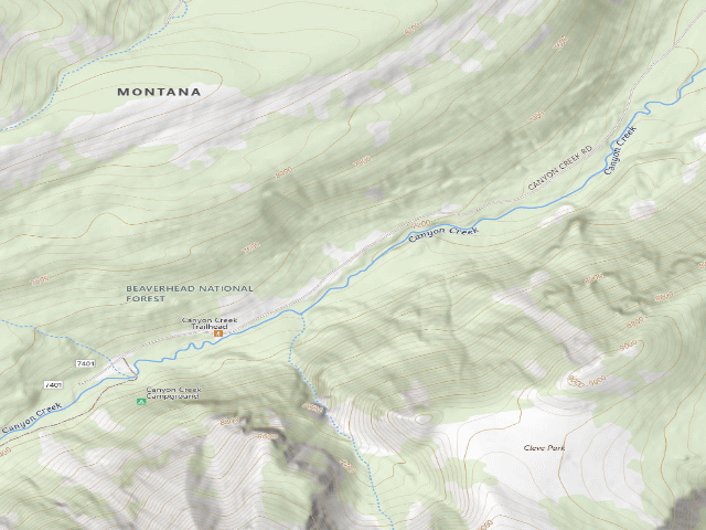 USGS topographic map of Dual