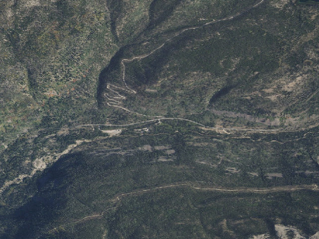 Aerial image of Duchesne Tunnel Camp