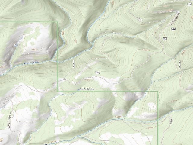 USGS topographic map of Duck Cr Rd 139 001