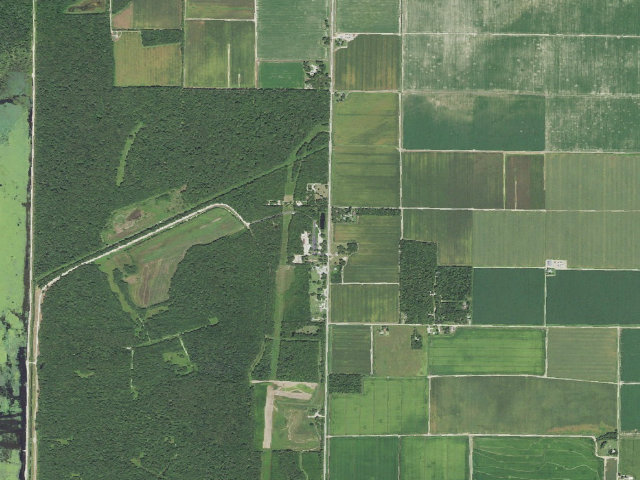 Aerial image of Duck Creek Conservation Area
