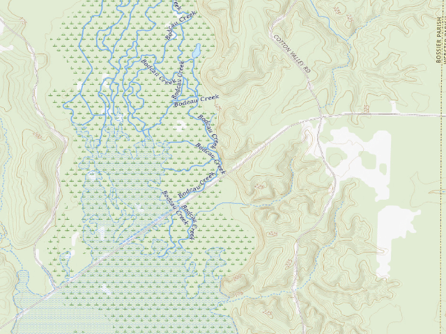 USGS topographic map of Duck Dam Primitive Camping