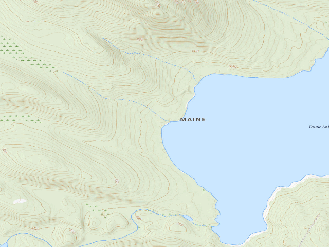 USGS topographic map of Duck Lake West A (Duck Lake Public Land)