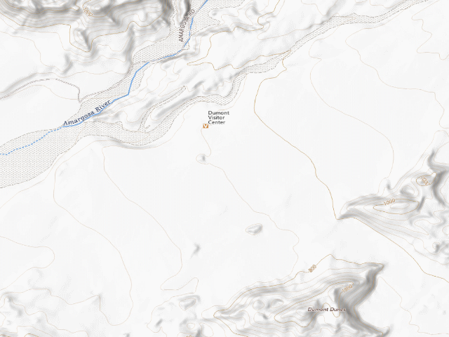 USGS topographic map of Dumont Dunes Ohv Area