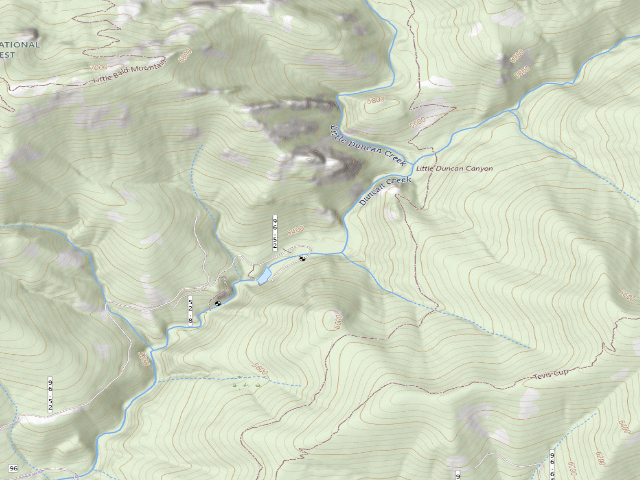 USGS topographic map of Duncan Diverson
