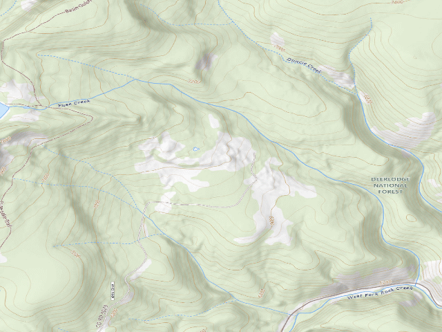 USGS topographic map of Duncie Road-003